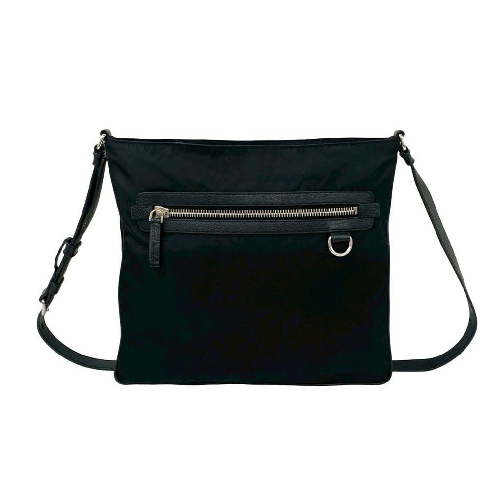 PRADA Black Leather Shoulder Bag - Picture 3 of 10